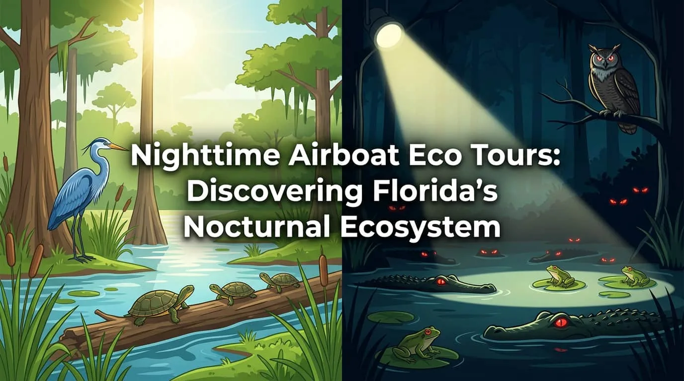 Nighttime Airboat Tours in Orlando: Explore Florida's Swamp